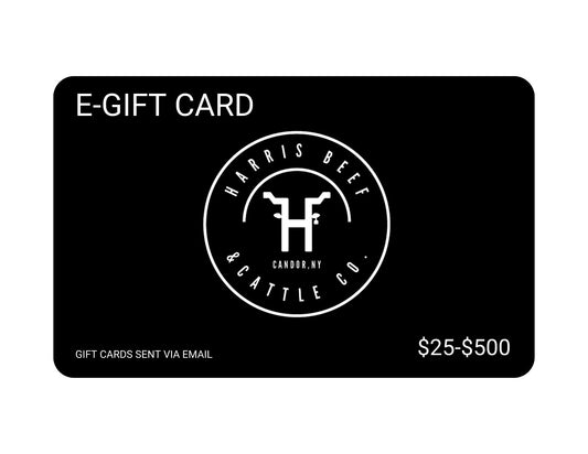 Gift Cards – Harris Beef & Cattle Co.
